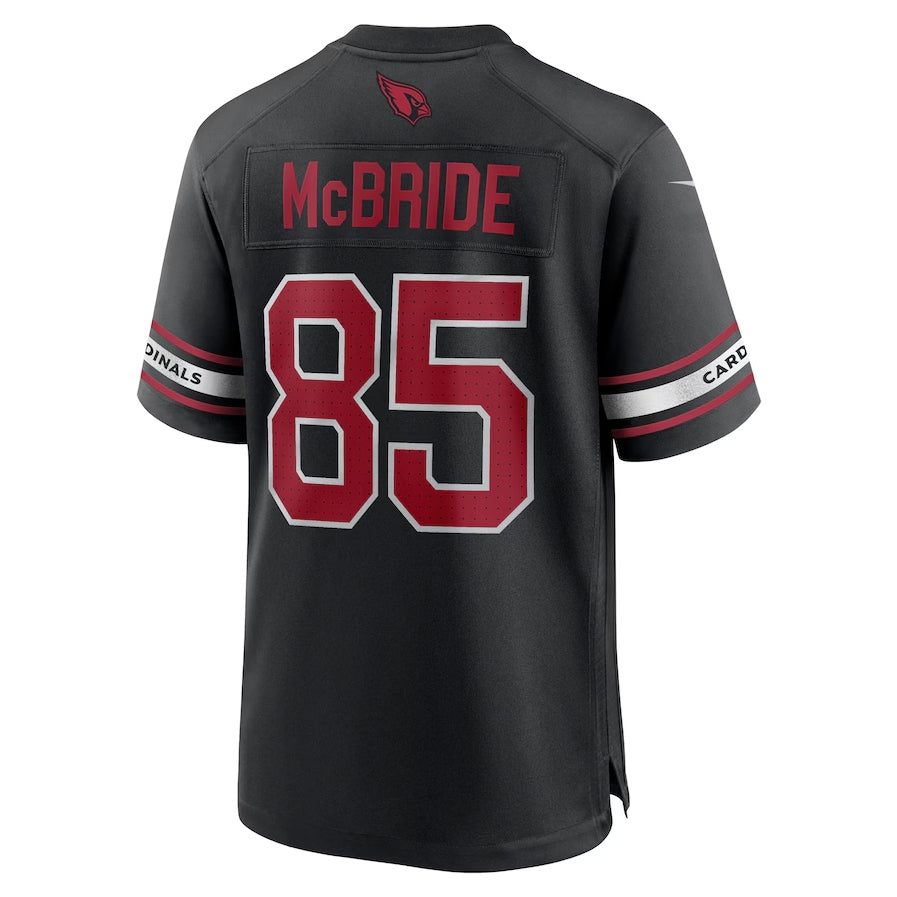 A.Cardinals #85 Trey McBride Alternate Game Jersey - Black American Football Jerseys - Main View