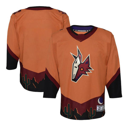 A.Coyotes Special Edition 2.0 Premier Blank Jersey Burnt Orange Stitched American Hockey Jerseys - Main View