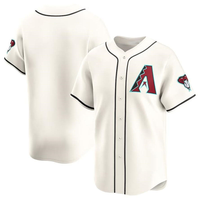 Arizona Diamondbacks Big & Tall Replica Team Jersey - White Stitches Baseball Jerseys - Main View