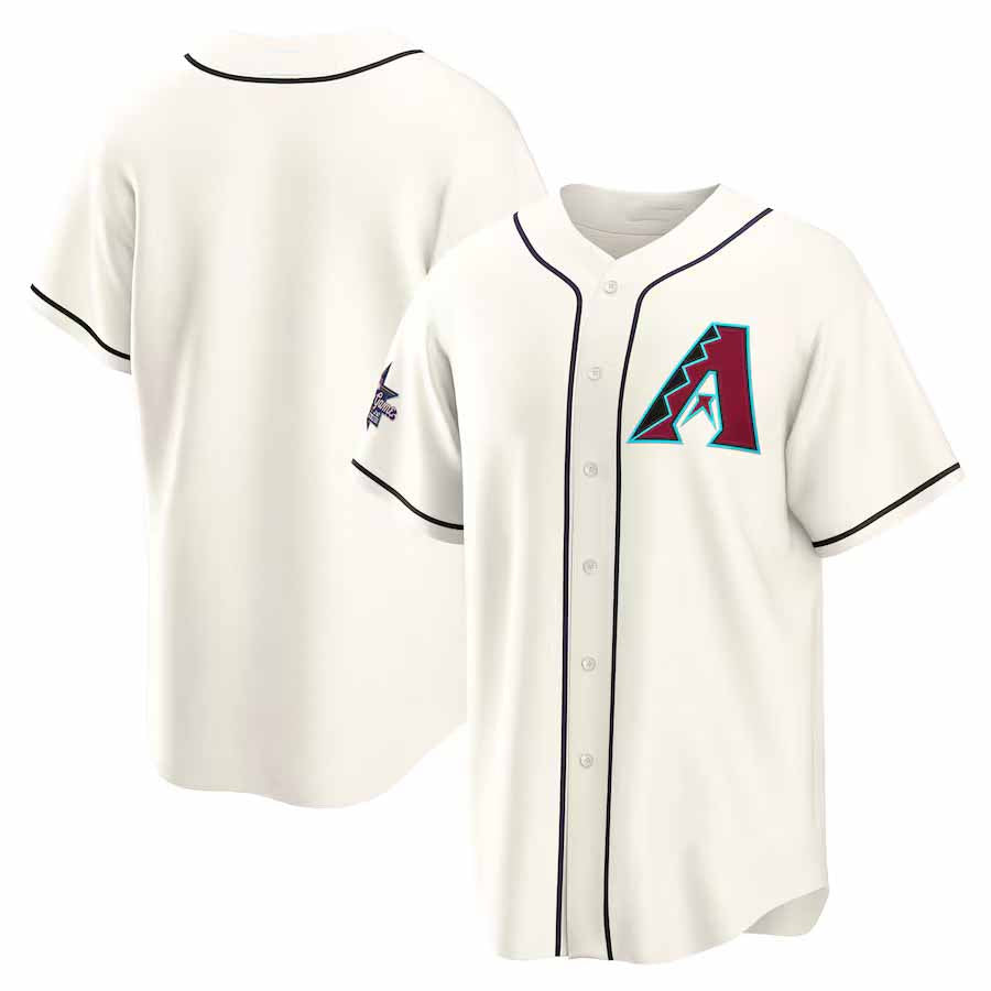 Arizona Diamondbacks 2025 All-Star Game Home Replica Jersey - Cream Baseball Jersey - Main View