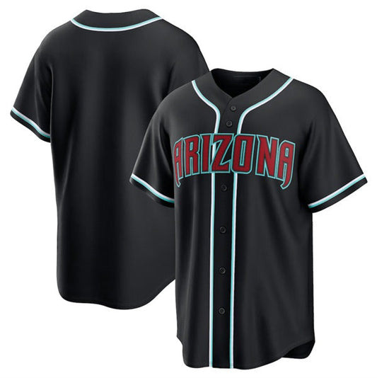 Arizona Diamondbacks Blank 2026 Black Out Stitched Baseball Jersey - Main View