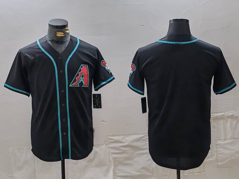 Arizona Diamondbacks Blank Black Cool Base Limited Stitched Baseball Jerseys - Main View