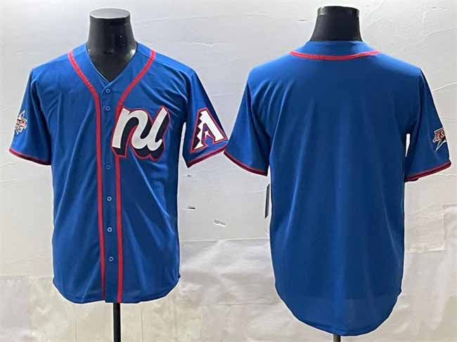 Arizona Diamondbacks National League Blank Blue 2025 All-Star Edition Limited Stitched Baseball Jersey - Main View