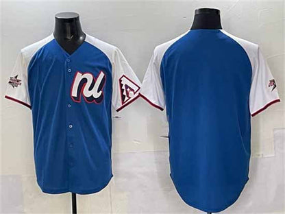 Arizona Diamondbacks National League Blank Blue Alternate 2025 All-Star Edition Limited Stitched Baseball Jersey - Main View