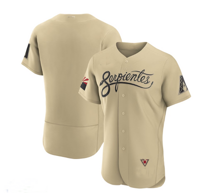 Arizona Diamondbacks City Connect Authentic Jersey - Gold Stitches Baseball Jerseys - Main View
