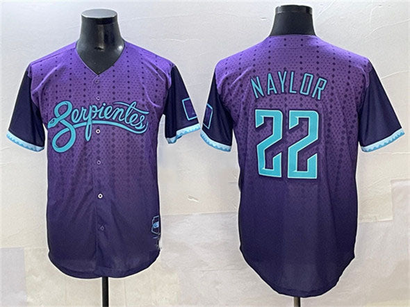 Arizona Diamondbacks #22 Josh Naylor Purple 2025 City Connect Limited Stitched Baseball Jersey - Main View