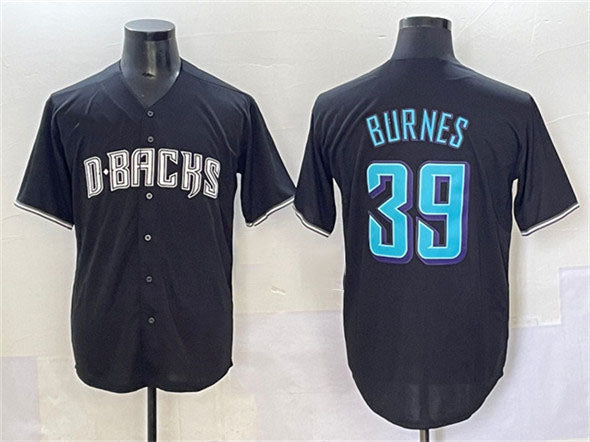 Arizona Diamondbacks #39 Corbin Burnes Black Stitched Baseball Jersey - Main View