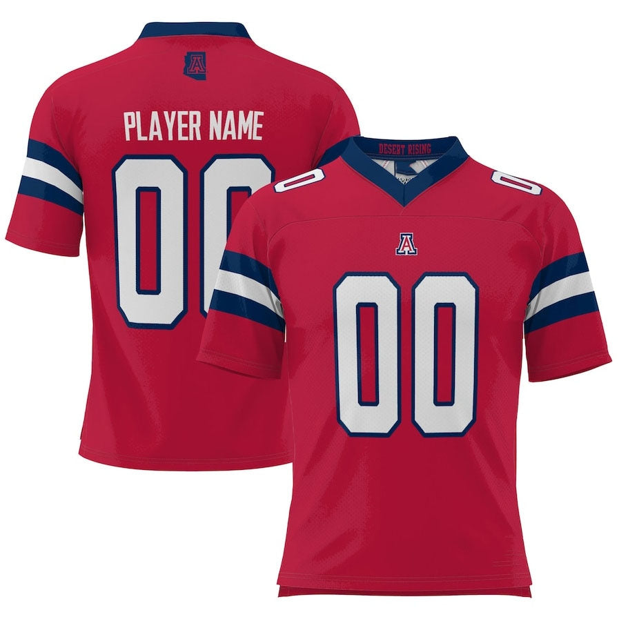 Custom A.Wildcats GameDay Greats NIL Pick-A-Player Football Jersey - Red Stitched American College Jerseys - Main View