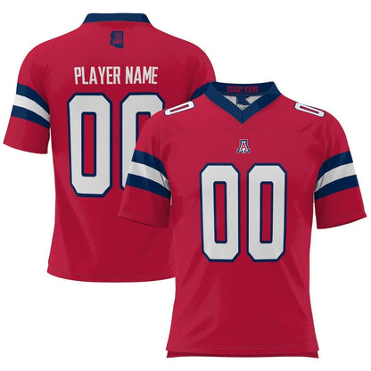 Custom A.Wildcats GameDay Greats NIL Pick-A-Player Football Jersey - Red Stitched American College Jerseys - Main View
