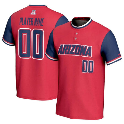Custom A.Wildcats GameDay Greats NIL Pick-A-Player Lightweight Softball Jersey - Red Stitched American College Jerseys - Main View