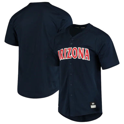 A.Wildcats Vapor Untouchable Elite Full-Button Replica Baseball Jersey Navy Stitched American College Jerseys - Main View
