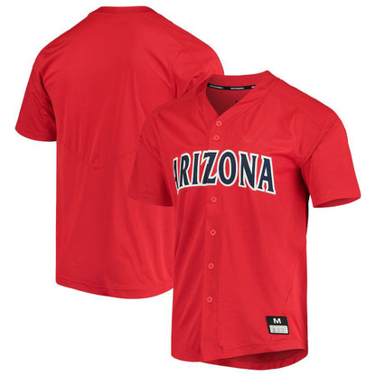 A.Wildcats Vapor Untouchable Elite Full-Button Replica Baseball Jersey Red Stitched American College Jerseys - Main View