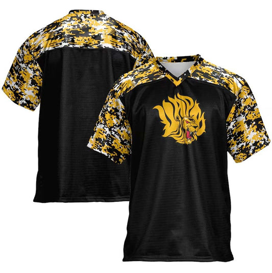 A.Pine Bluff Golden Lions GameDay Greats Football Jersey - Black Stitched American College Jerseys - Main View