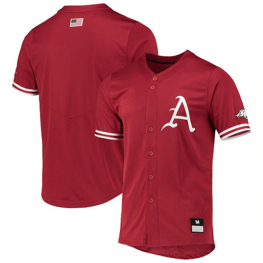 A.Razorbacks Replica Baseball Jersey Cardinal Stitched American College Jerseys - Main View