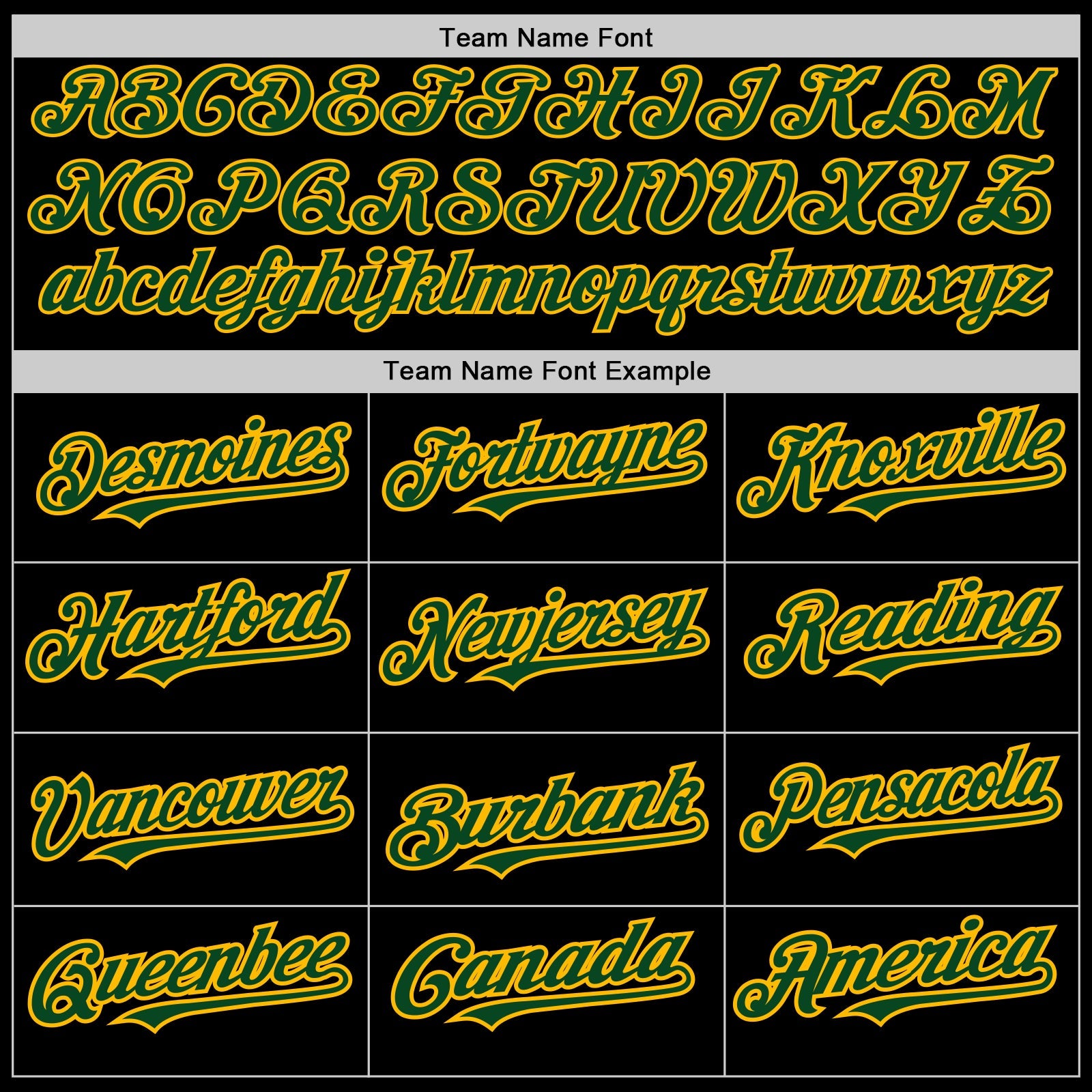 Custom Black Green-Gold 3 Colors Arm Shapes Authentic Baseball Jersey view 5