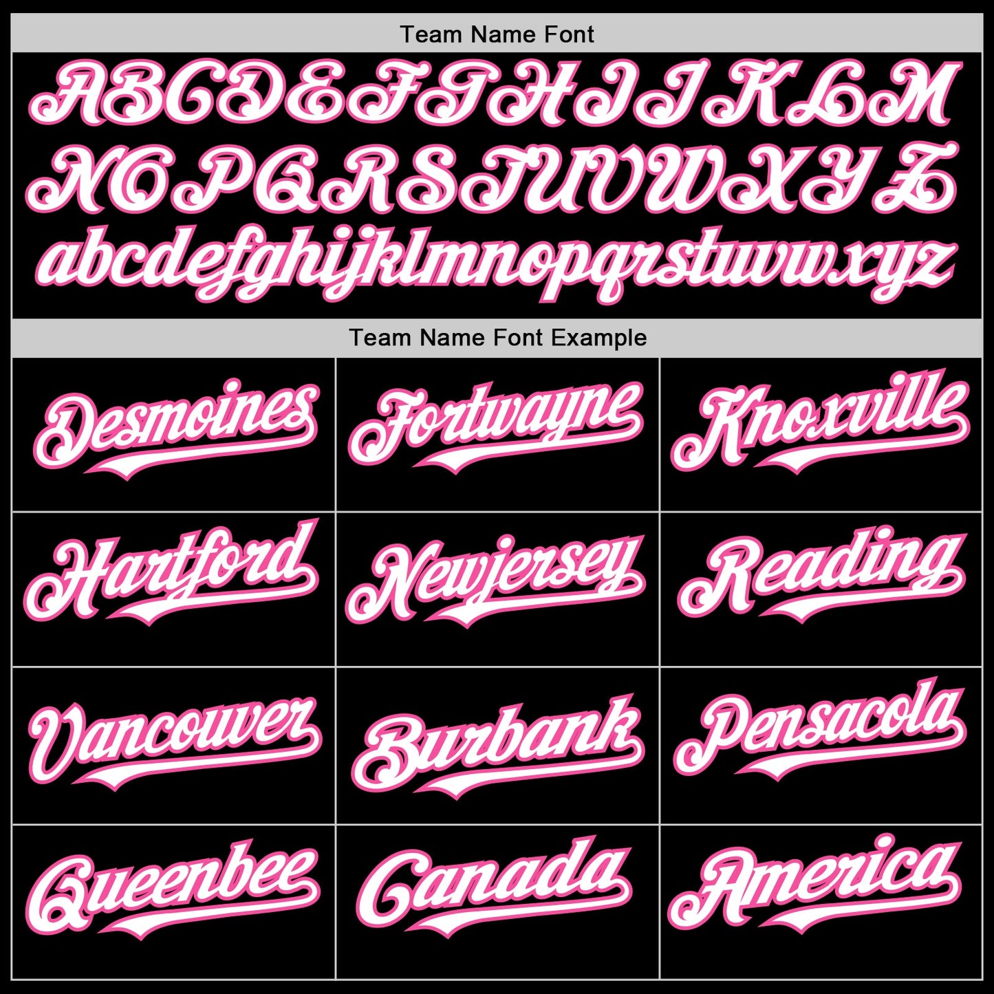 Custom Black White-Pink 3 Colors Arm Shapes Authentic Baseball Jersey view 5