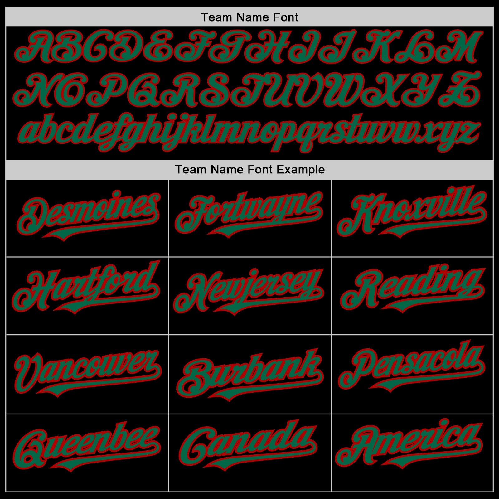 Custom Black Kelly Green-Red 3 Colors Arm Shapes Authentic Baseball Jersey view 5