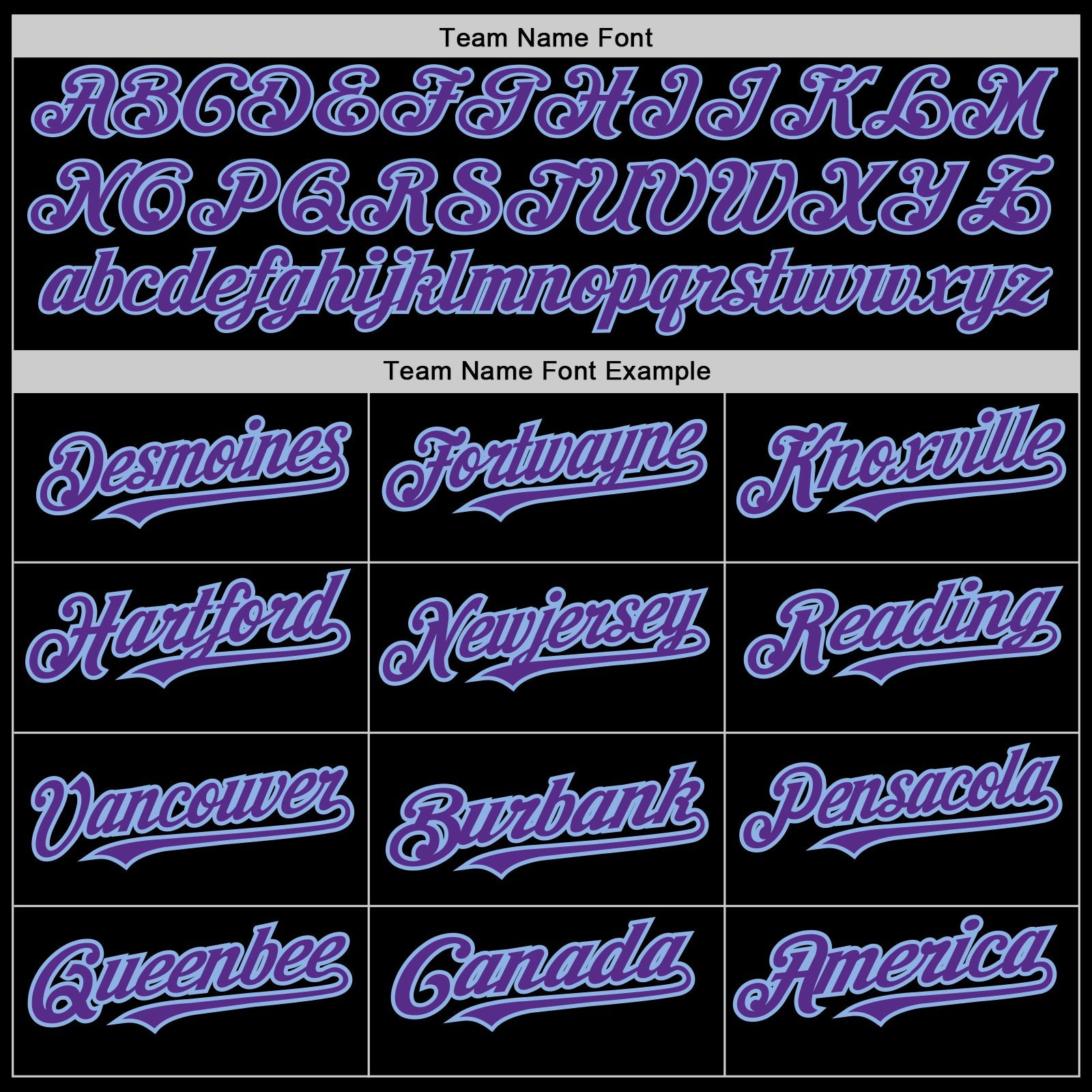 Custom Black Purple-Light Blue 3 Colors Arm Shapes Authentic Baseball Jersey view 5