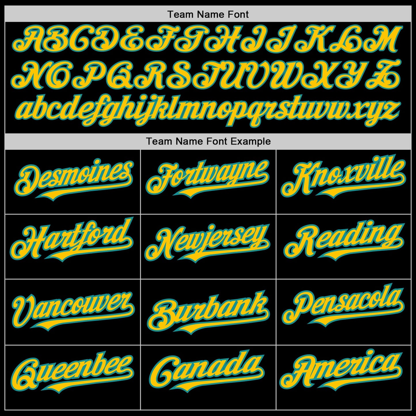 Custom Black Yellow-Teal 3 Colors Arm Shapes Authentic Baseball Jersey view 5