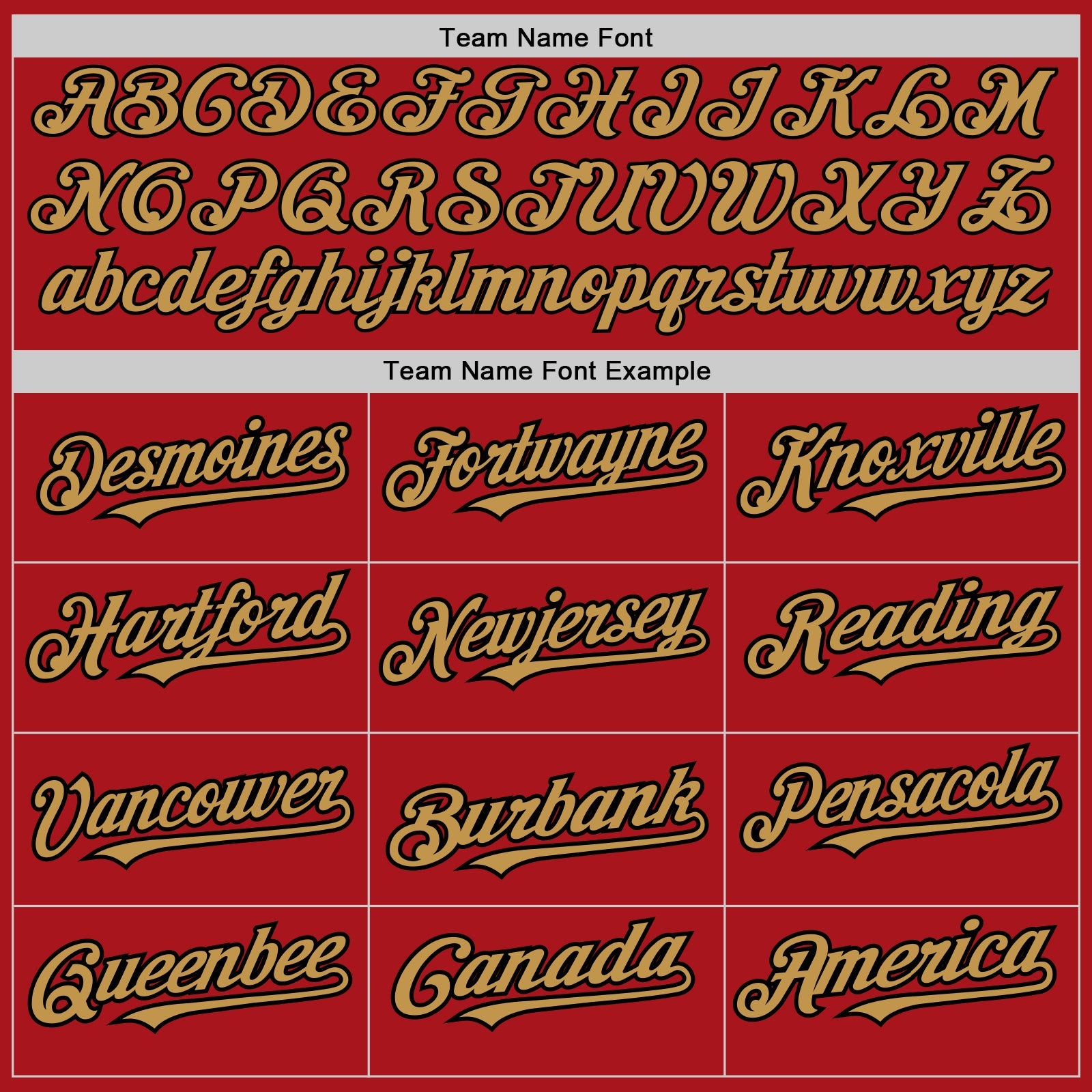 Custom Red Old Gold-Black 3 Colors Arm Shapes Authentic Baseball Jersey view 5