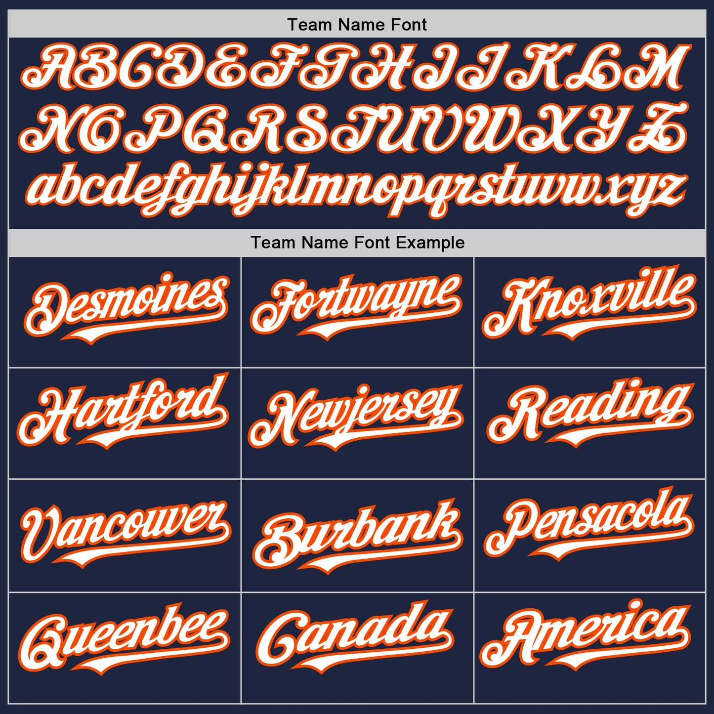 Custom Navy White-Orange 3 Colors Arm Shapes Authentic Baseball Jersey view 5