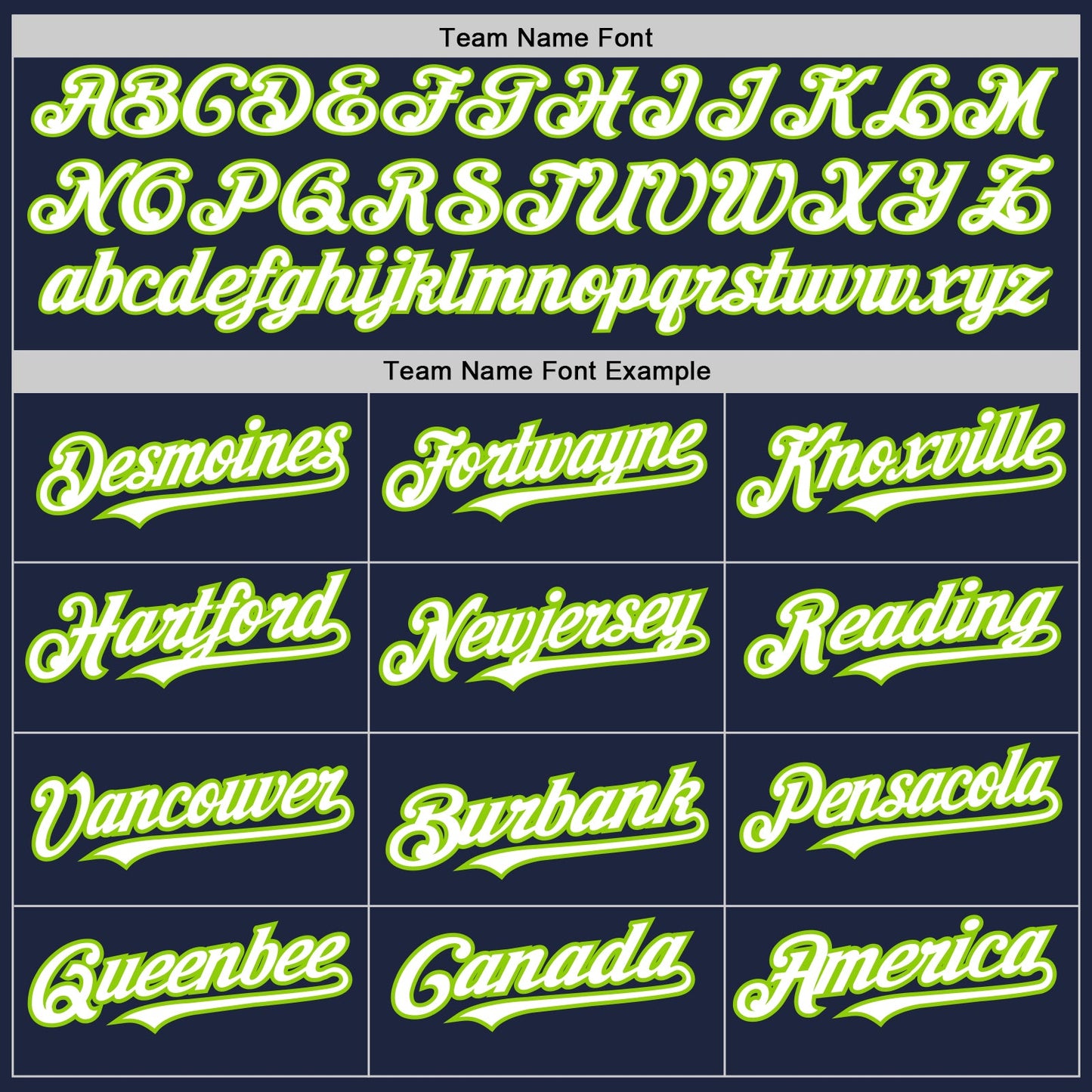 Custom Navy White-Neon Green 3 Colors Arm Shapes Authentic Baseball Jersey view 5