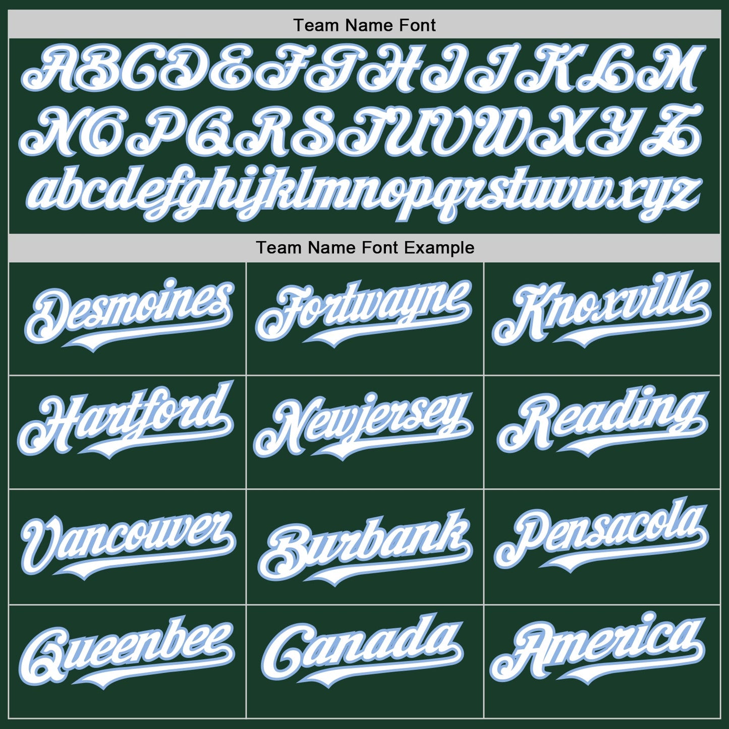 Custom Green White-Light Blue 3 Colors Arm Shapes Authentic Baseball Jersey view 5