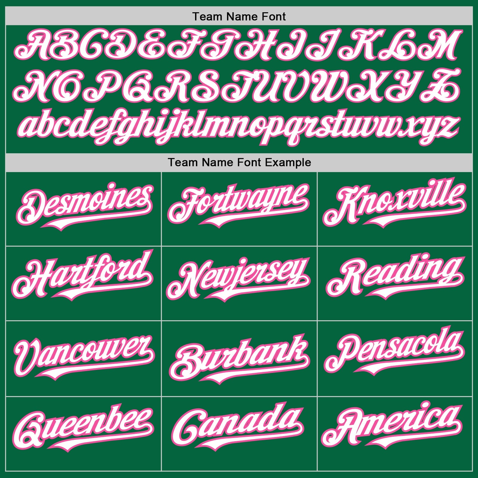 Custom Kelly Green White-Pink 3 Colors Arm Shapes Authentic Baseball Jersey view 5