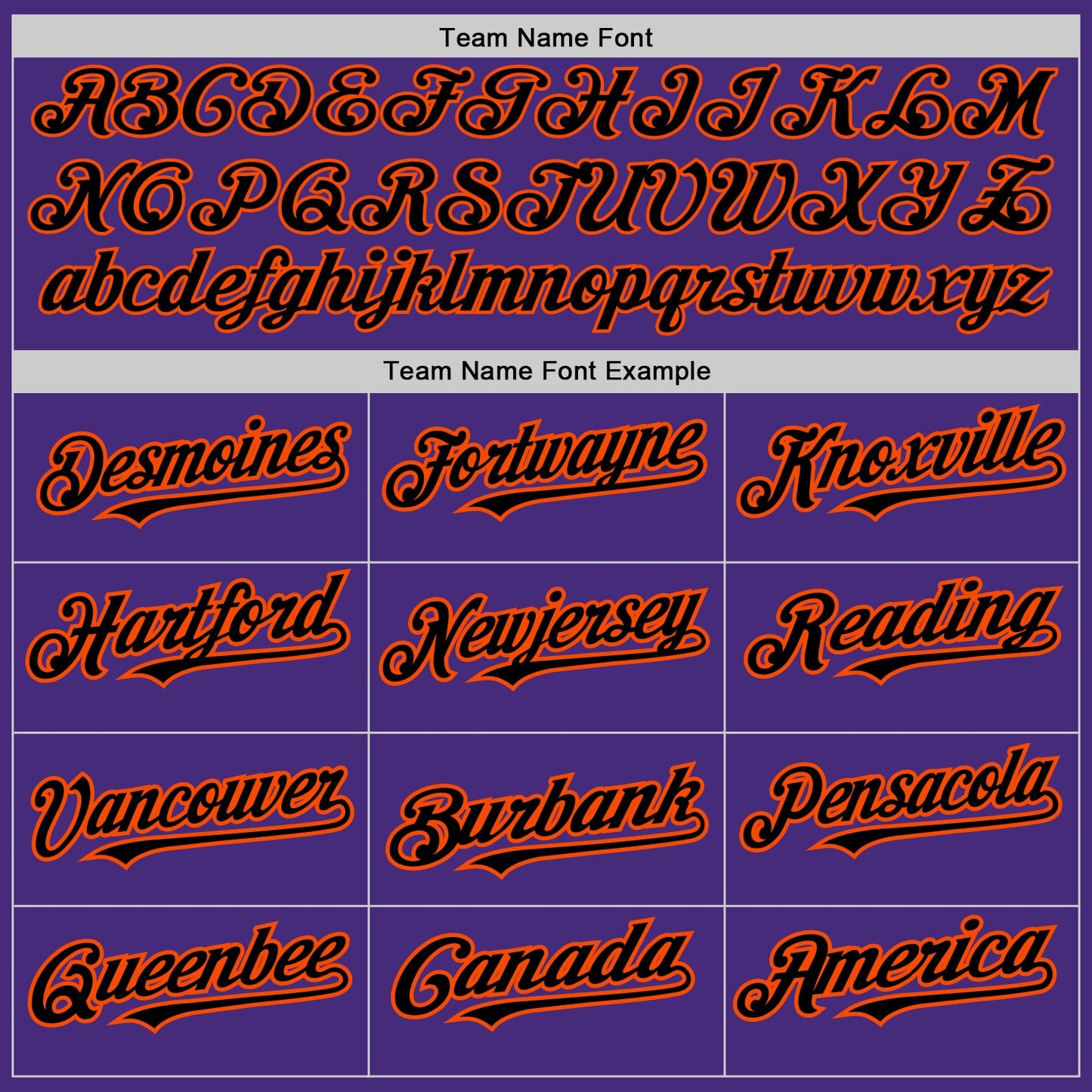 Custom Purple Black-Orange 3 Colors Arm Shapes Authentic Baseball Jersey view 5