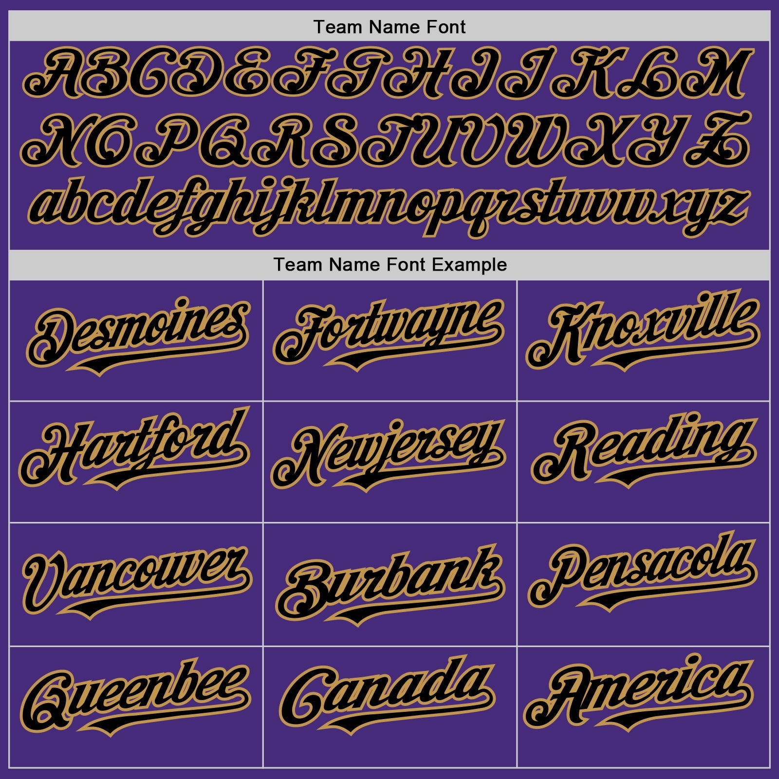 Custom Purple Black-Old Gold 3 Colors Arm Shapes Authentic Baseball Jersey view 5