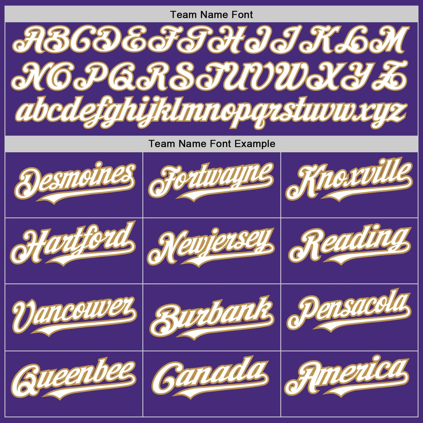 Custom Purple White-Old Gold 3 Colors Arm Shapes Authentic Baseball Jersey view 5