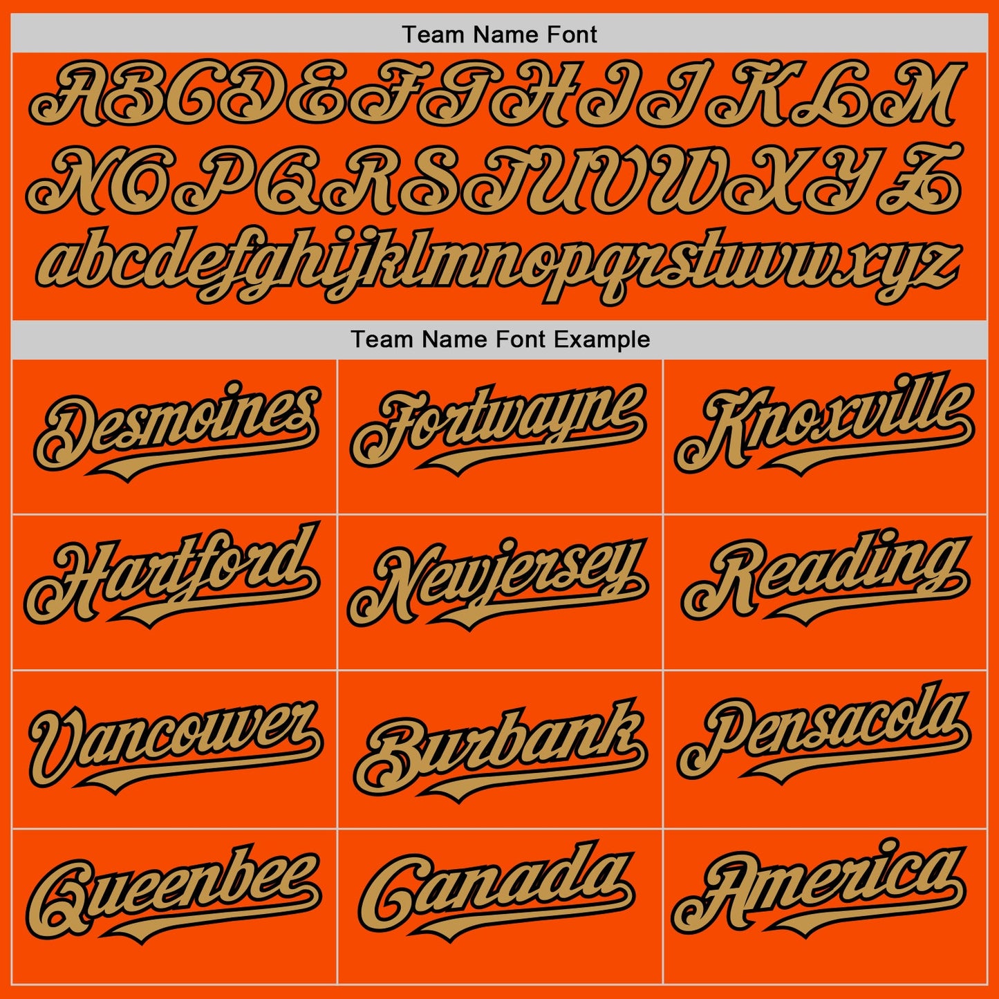 Custom Orange Old Gold-Black 3 Colors Arm Shapes Authentic Baseball Jersey view 5