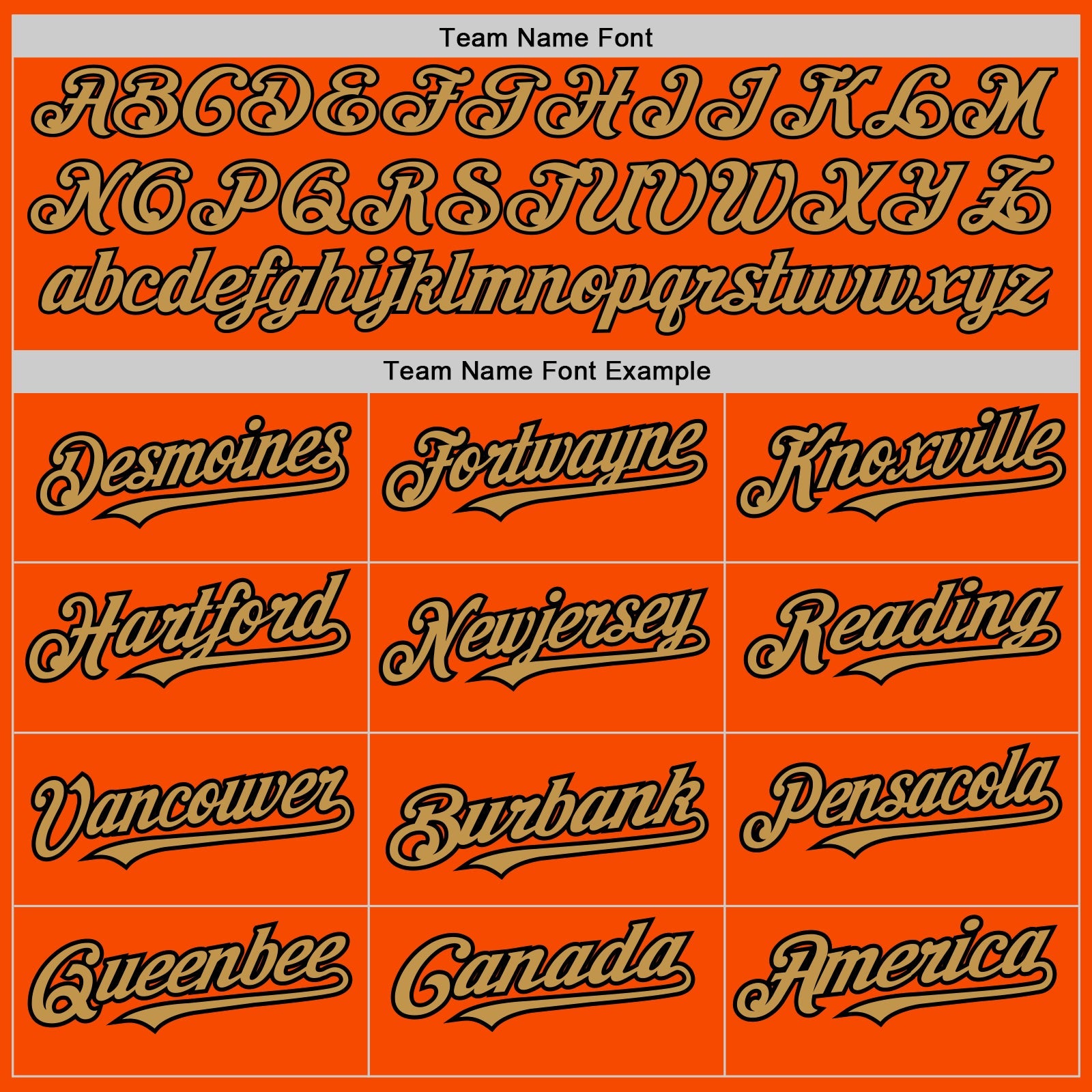 Custom Orange Old Gold-Black 3 Colors Arm Shapes Authentic Baseball Jersey view 5