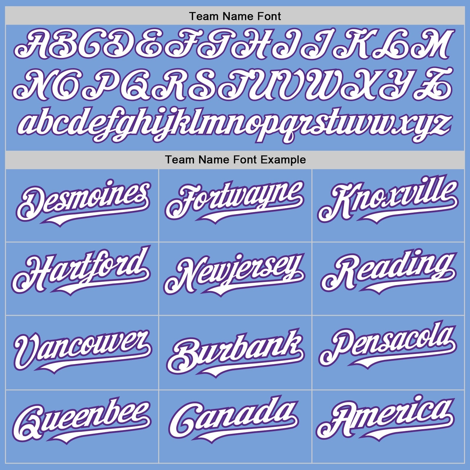 Custom Light Blue White-Purple 3 Colors Arm Shapes Authentic Baseball Jersey view 5