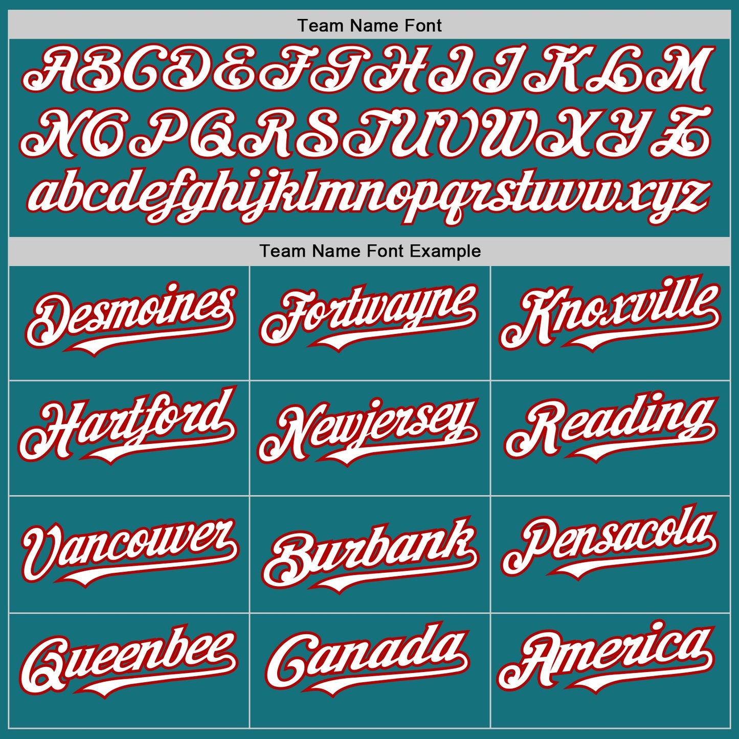 Custom Teal White-Red 3 Colors Arm Shapes Authentic Baseball Jersey view 5