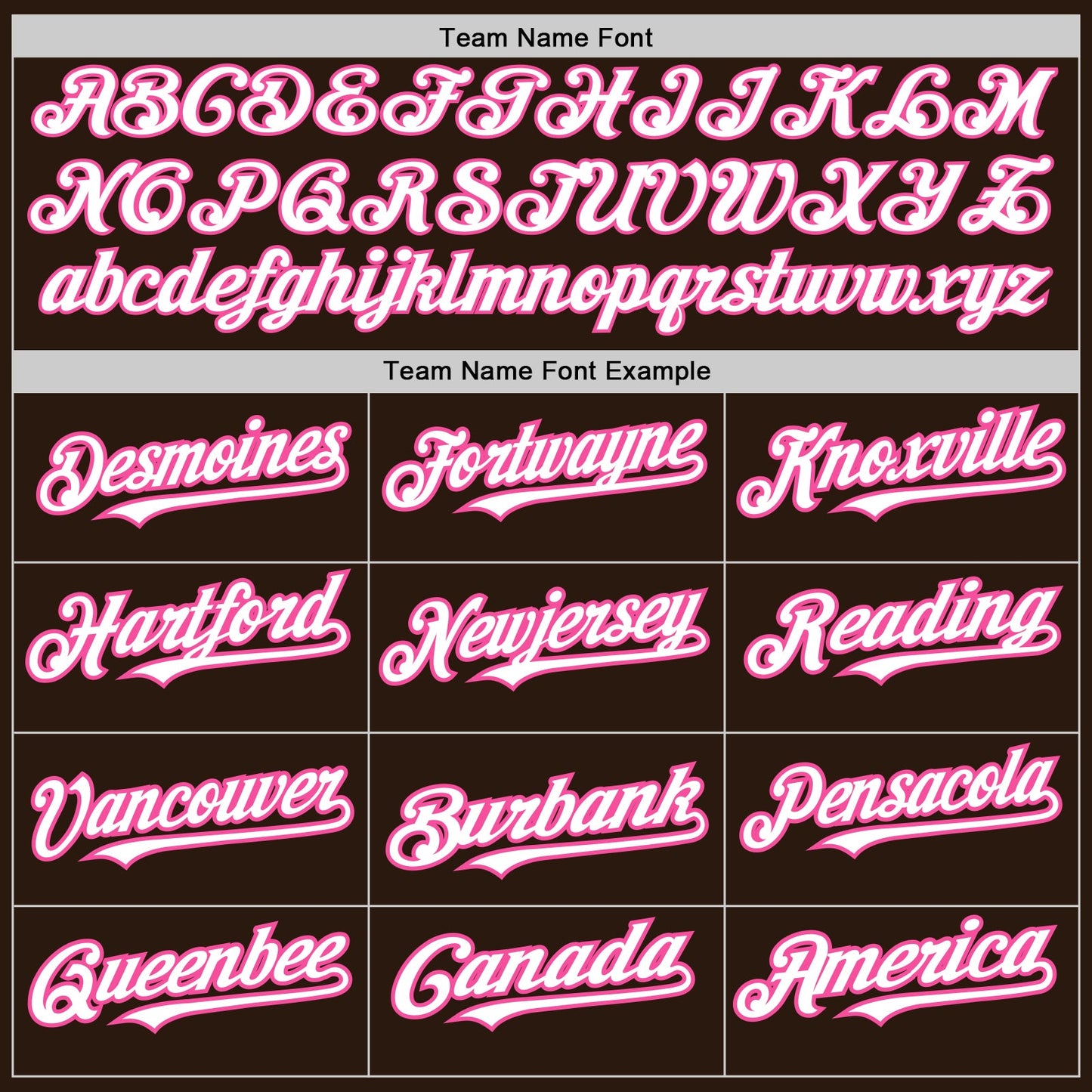 Custom Brown White-Pink 3 Colors Arm Shapes Authentic Baseball Jersey view 5