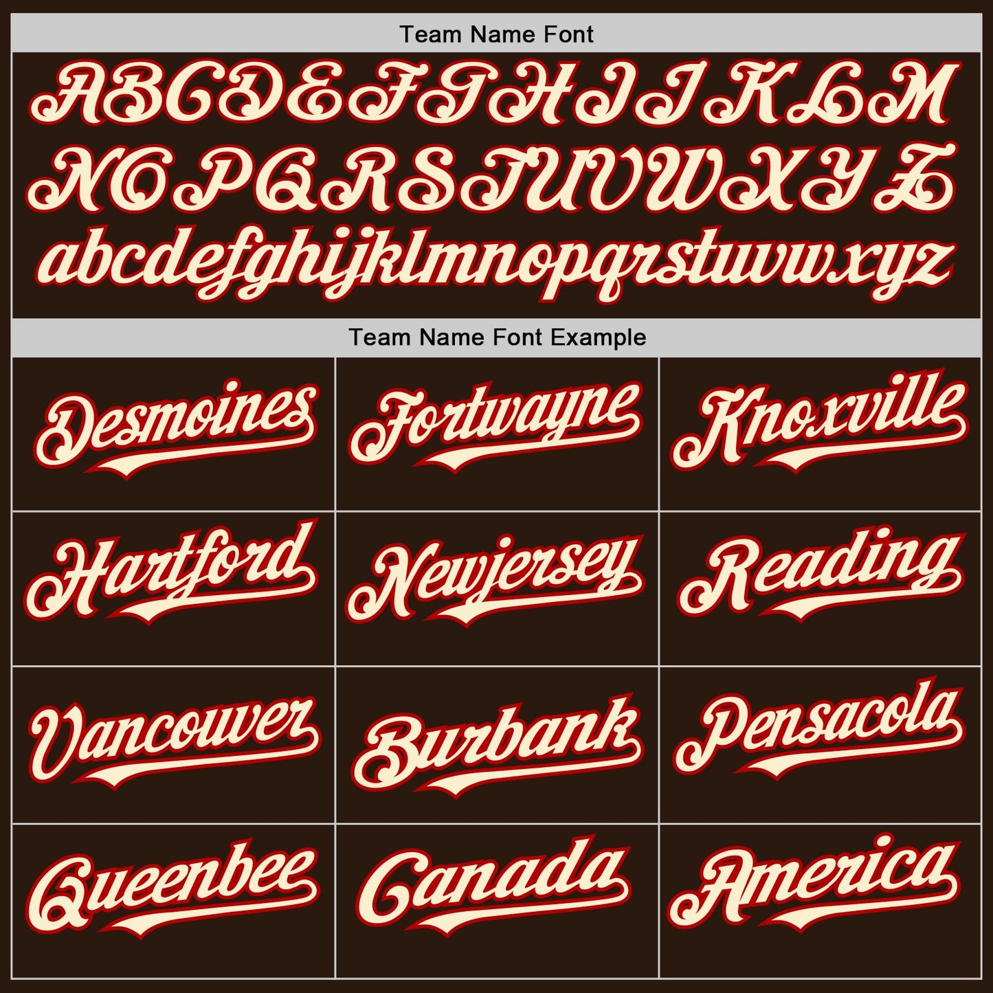 Custom Brown Cream-Red 3 Colors Arm Shapes Authentic Baseball Jersey view 5