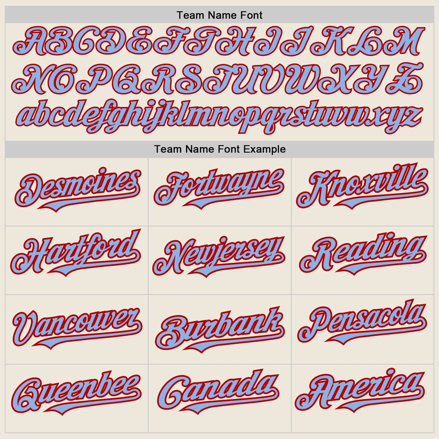 Custom Cream Light Blue-Red 3 Colors Arm Shapes Authentic Baseball Jersey view 5