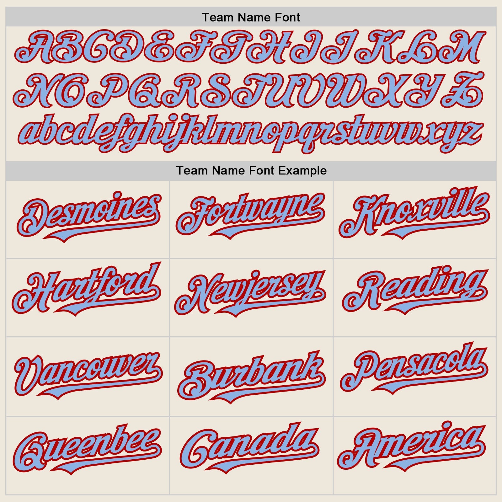Custom Cream Light Blue-Red 3 Colors Arm Shapes Authentic Baseball Jersey view 5
