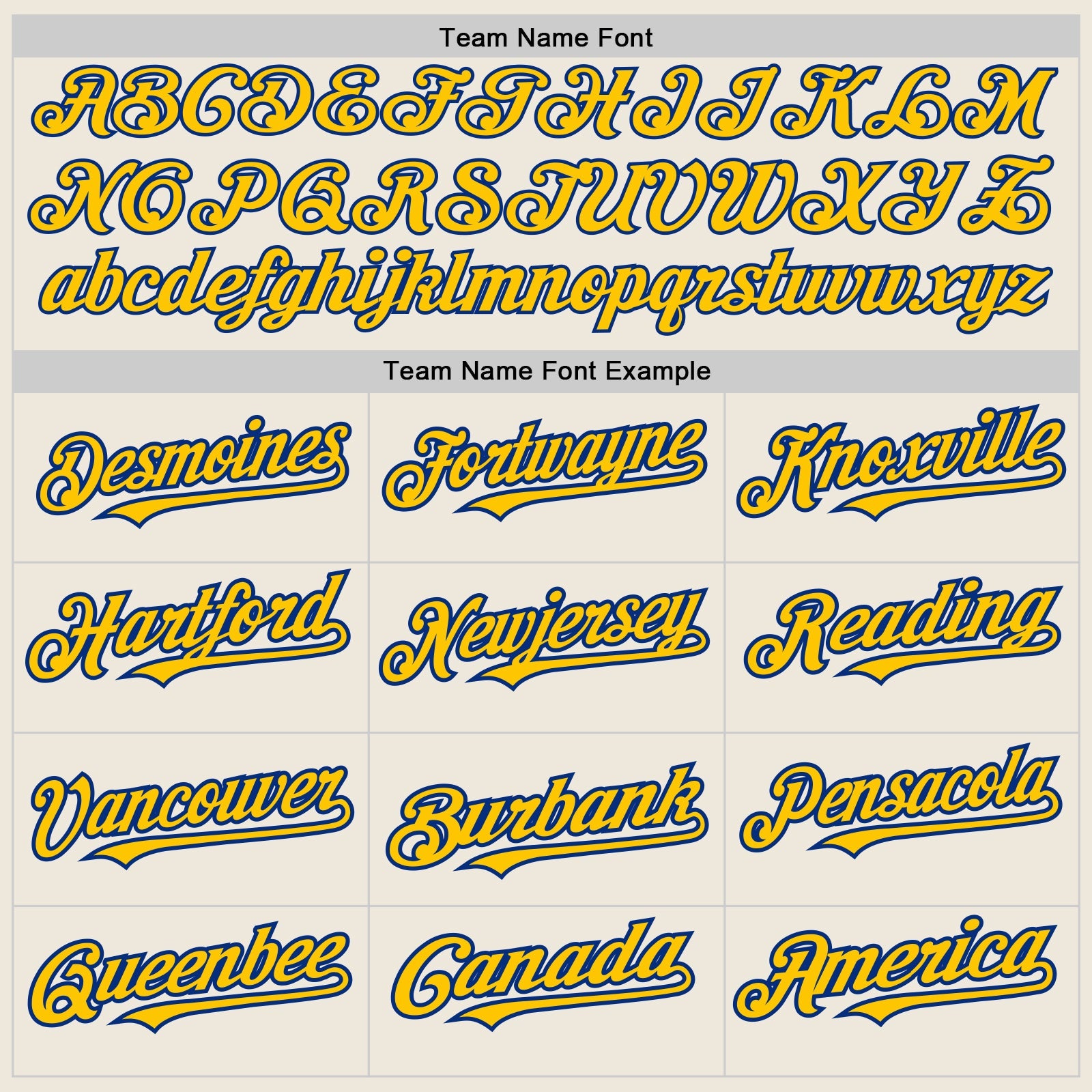 Custom Cream Yellow-Royal 3 Colors Arm Shapes Authentic Baseball Jersey view 5