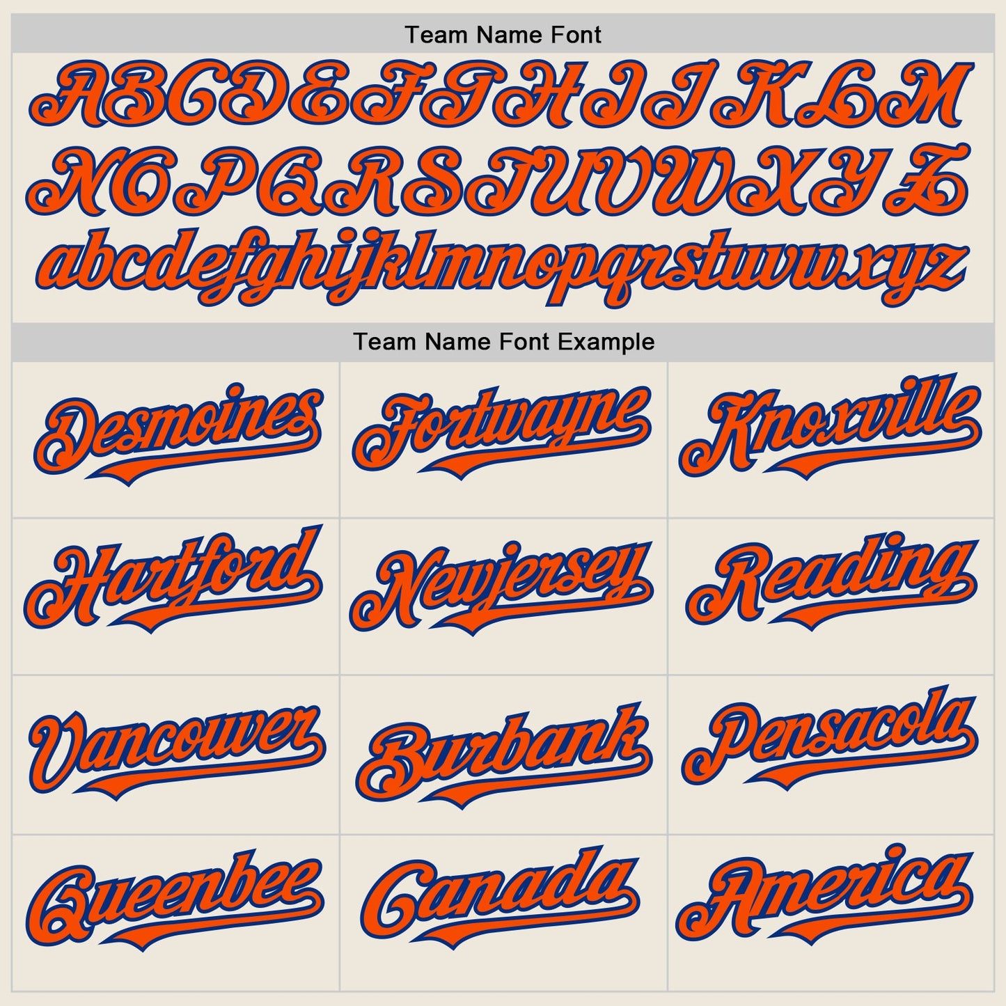 Custom Cream Orange-Royal 3 Colors Arm Shapes Authentic Baseball Jersey view 5