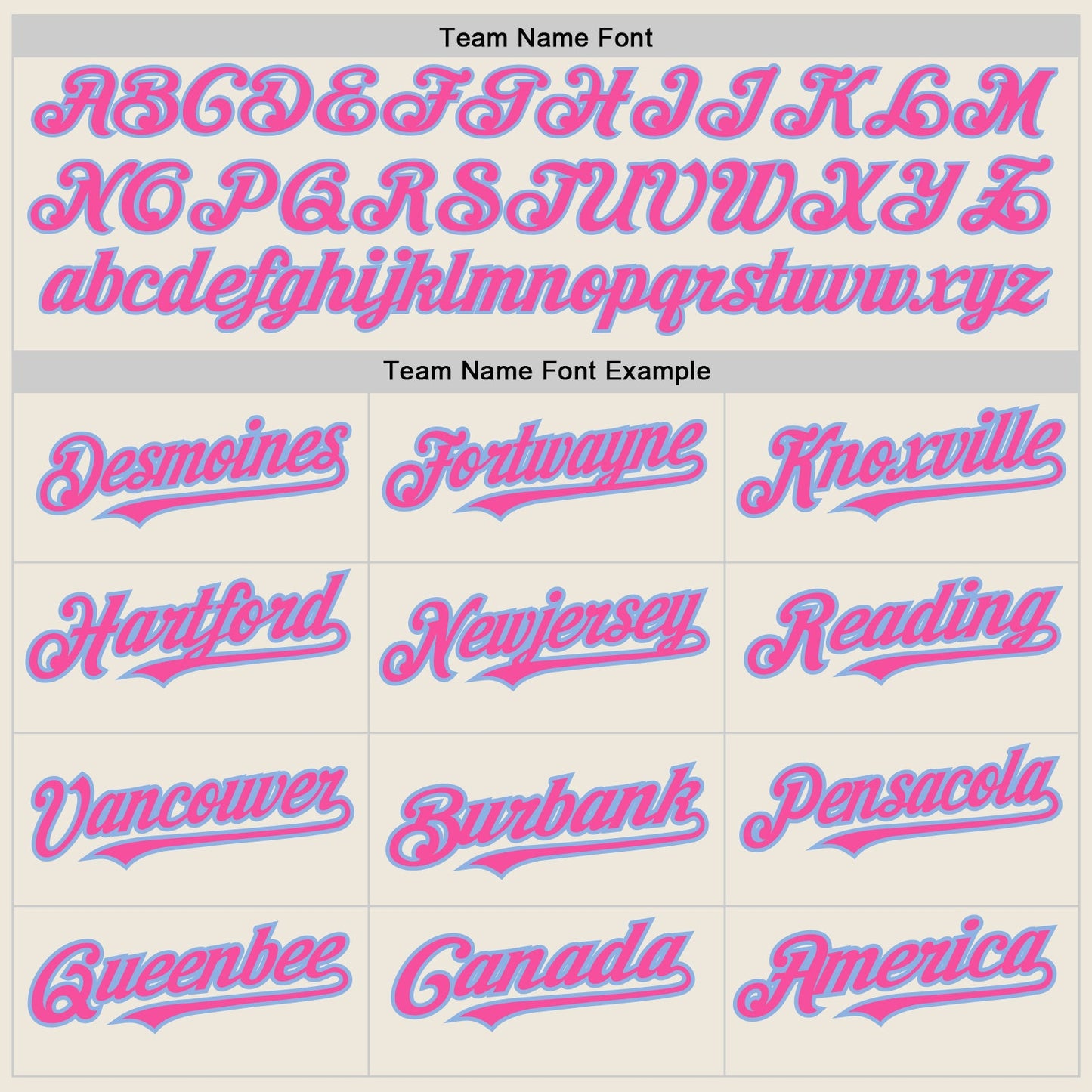 Custom Cream Pink-Light Blue 3 Colors Arm Shapes Authentic Baseball Jersey view 5