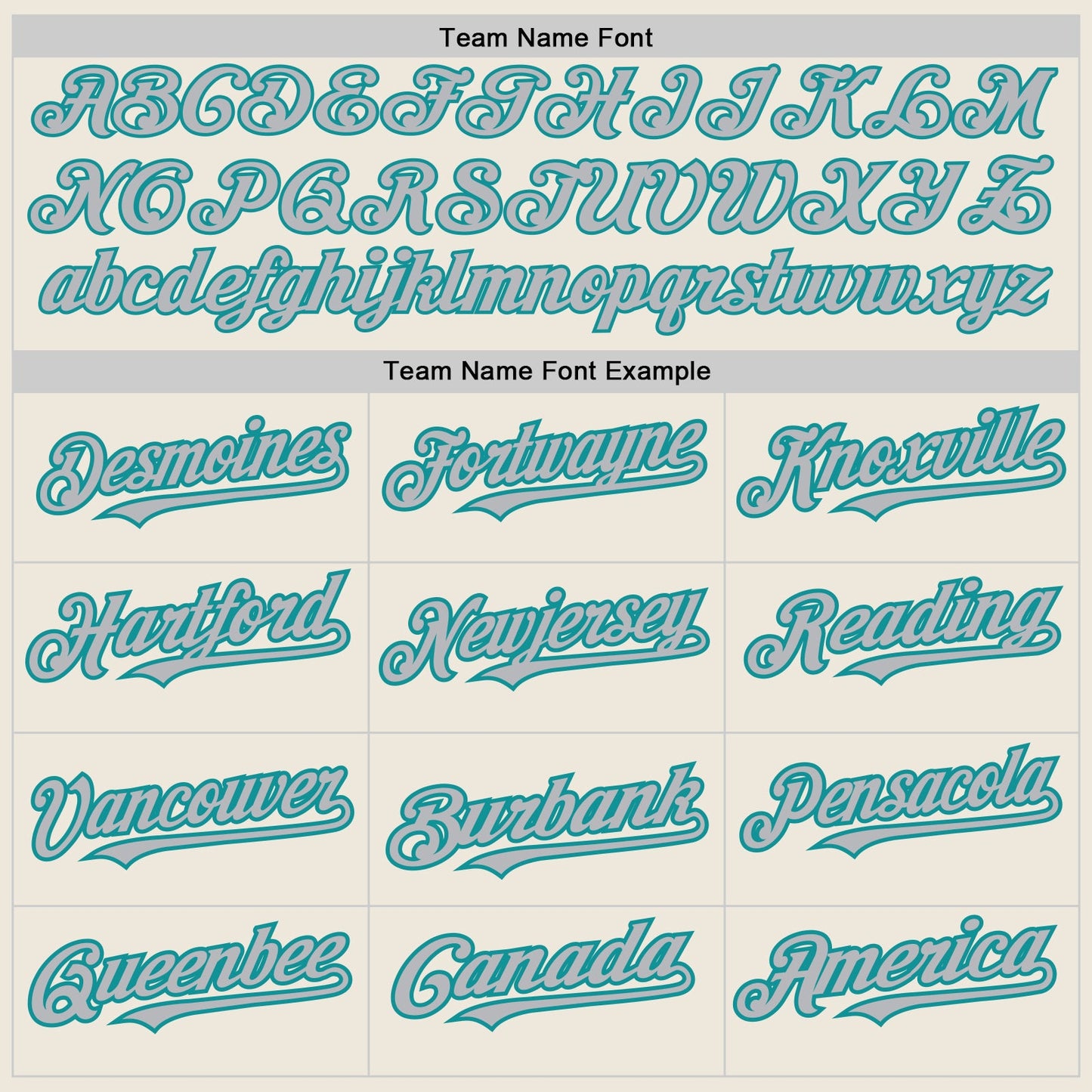 Custom Cream Gray-Teal 3 Colors Arm Shapes Authentic Baseball Jersey view 5