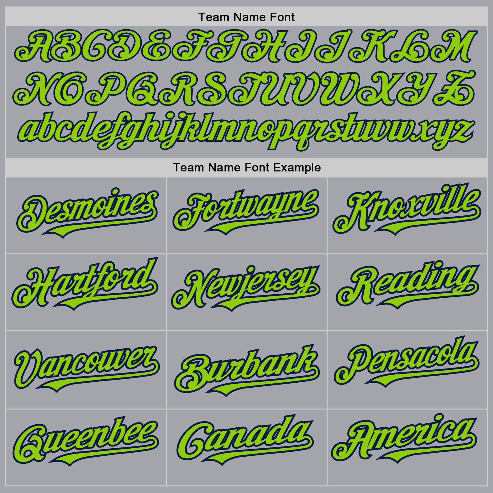 Custom Gray Neon Green-Navy 3 Colors Arm Shapes Authentic Baseball Jersey view 5