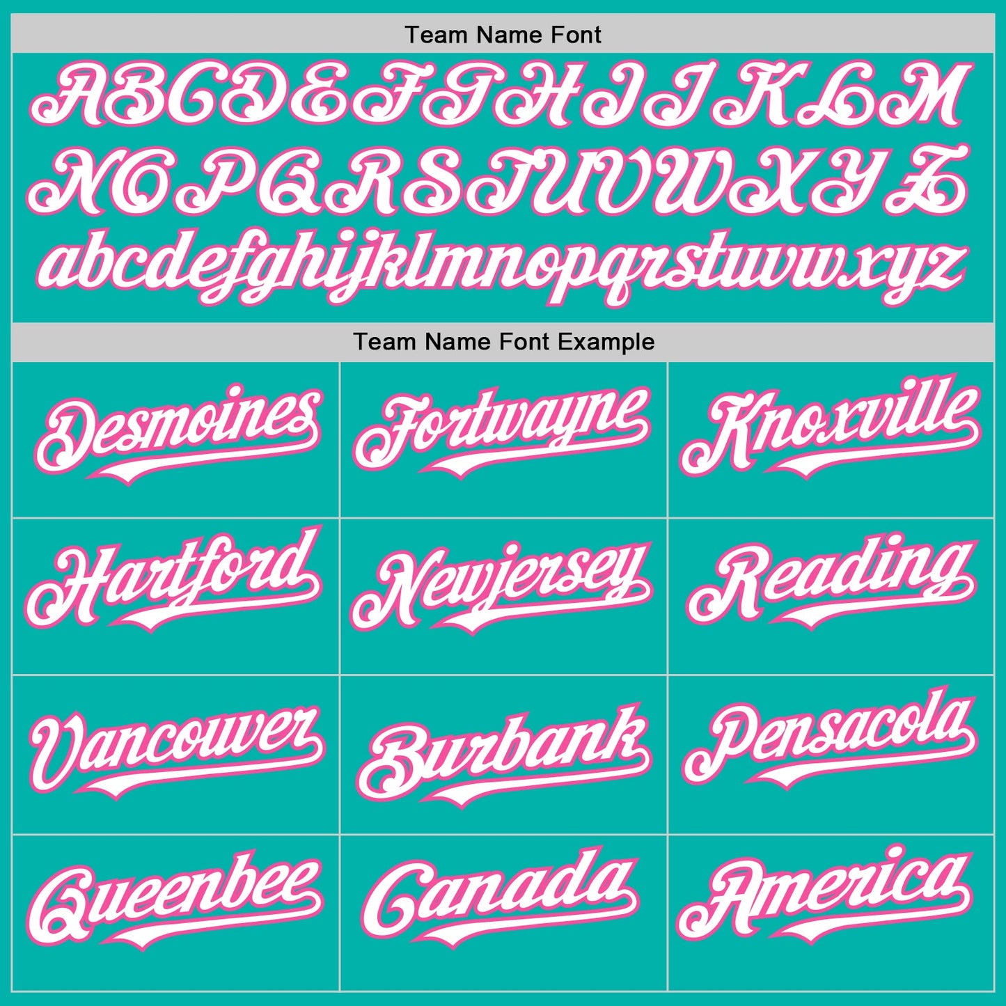 Custom Aqua White-Pink 3 Colors Arm Shapes Authentic Baseball Jersey view 5