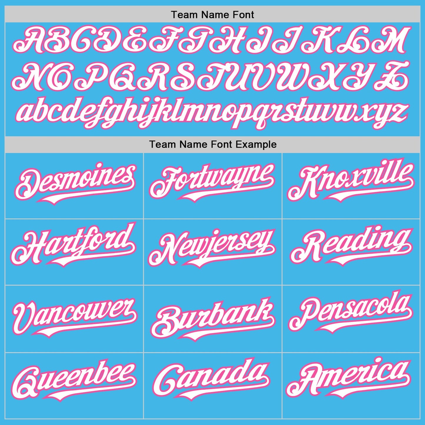 Custom Sky Blue White-Pink 3 Colors Arm Shapes Authentic Baseball Jersey view 5
