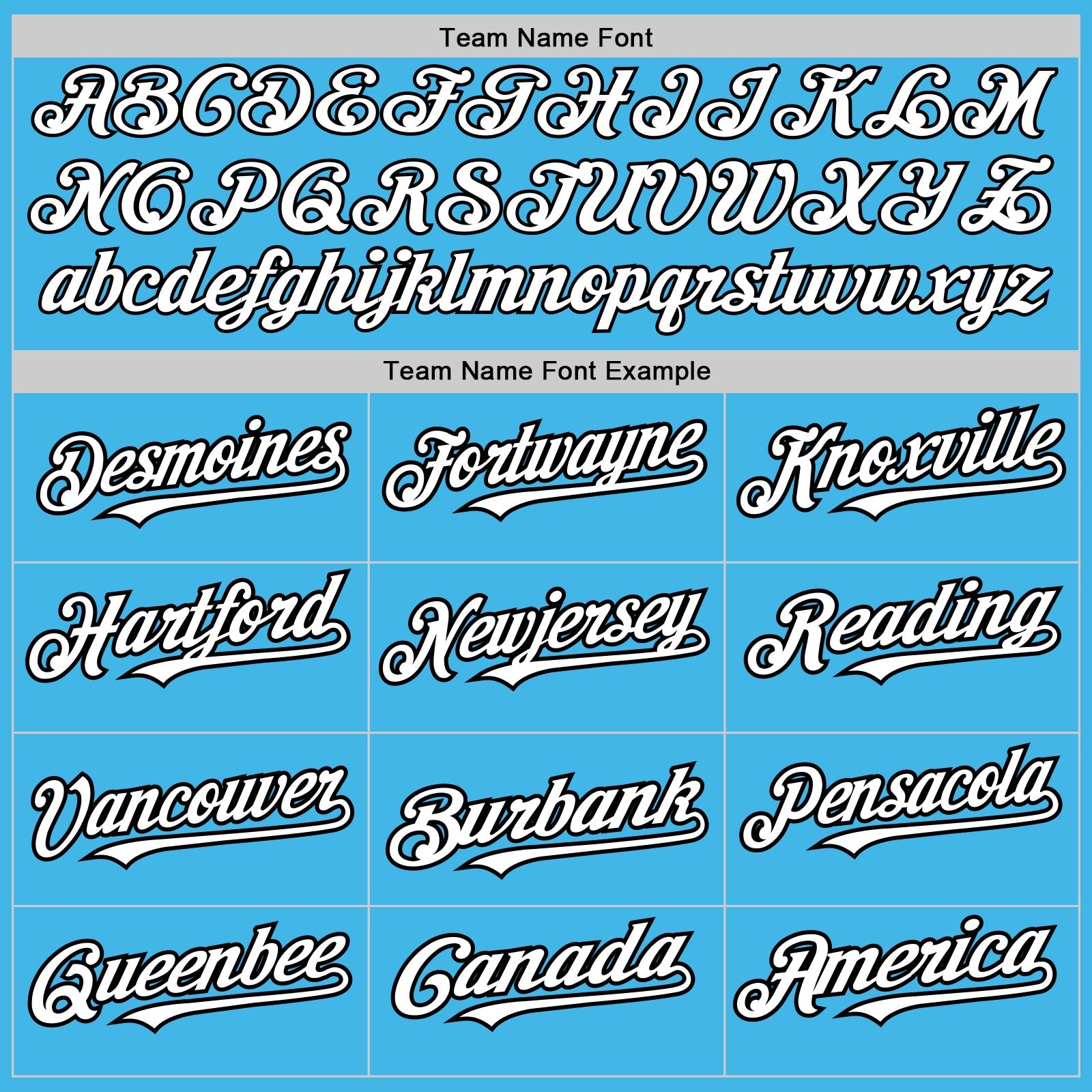 Custom Sky Blue White-Black 3 Colors Arm Shapes Authentic Baseball Jersey view 5