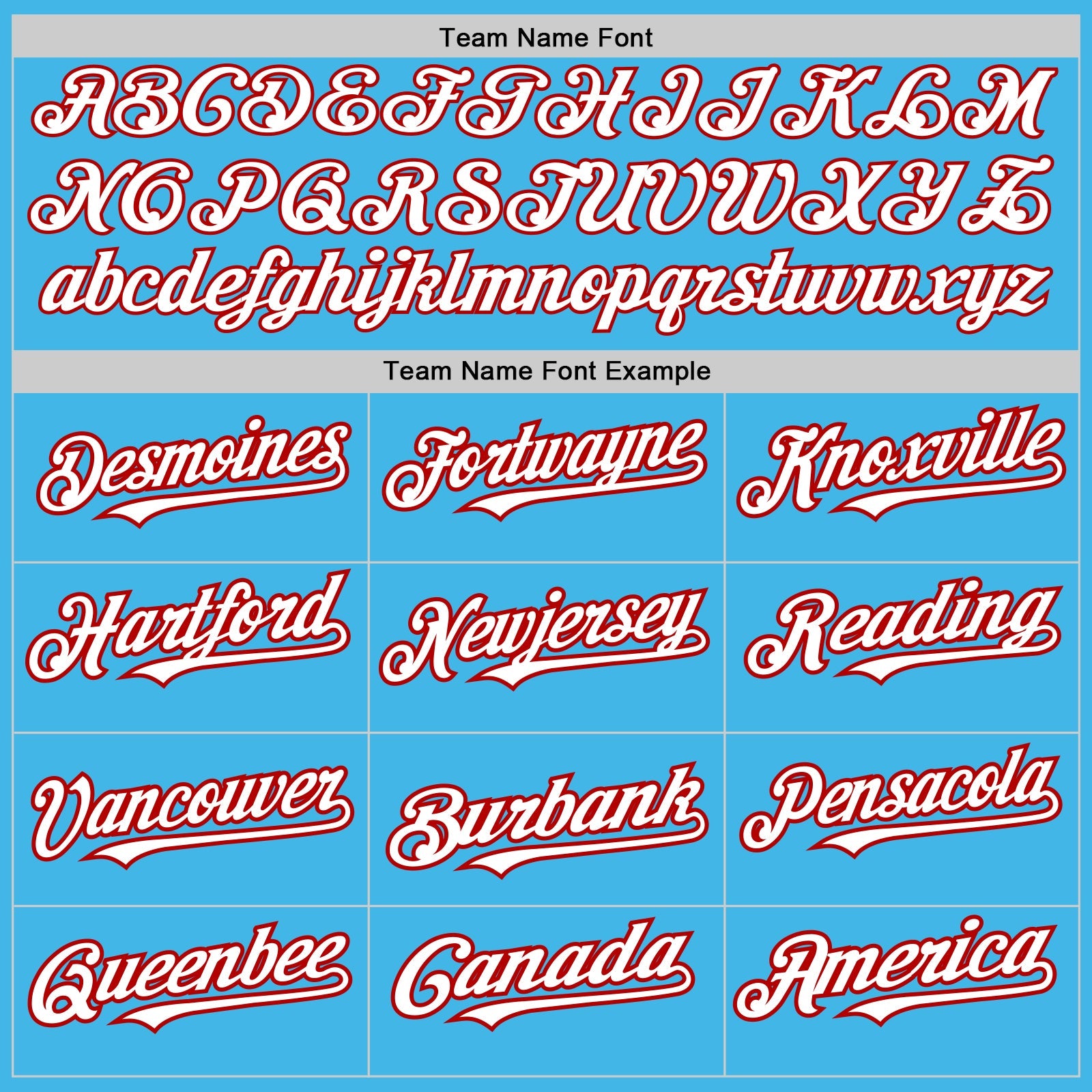 Custom Sky Blue White-Red 3 Colors Arm Shapes Authentic Baseball Jersey view 5