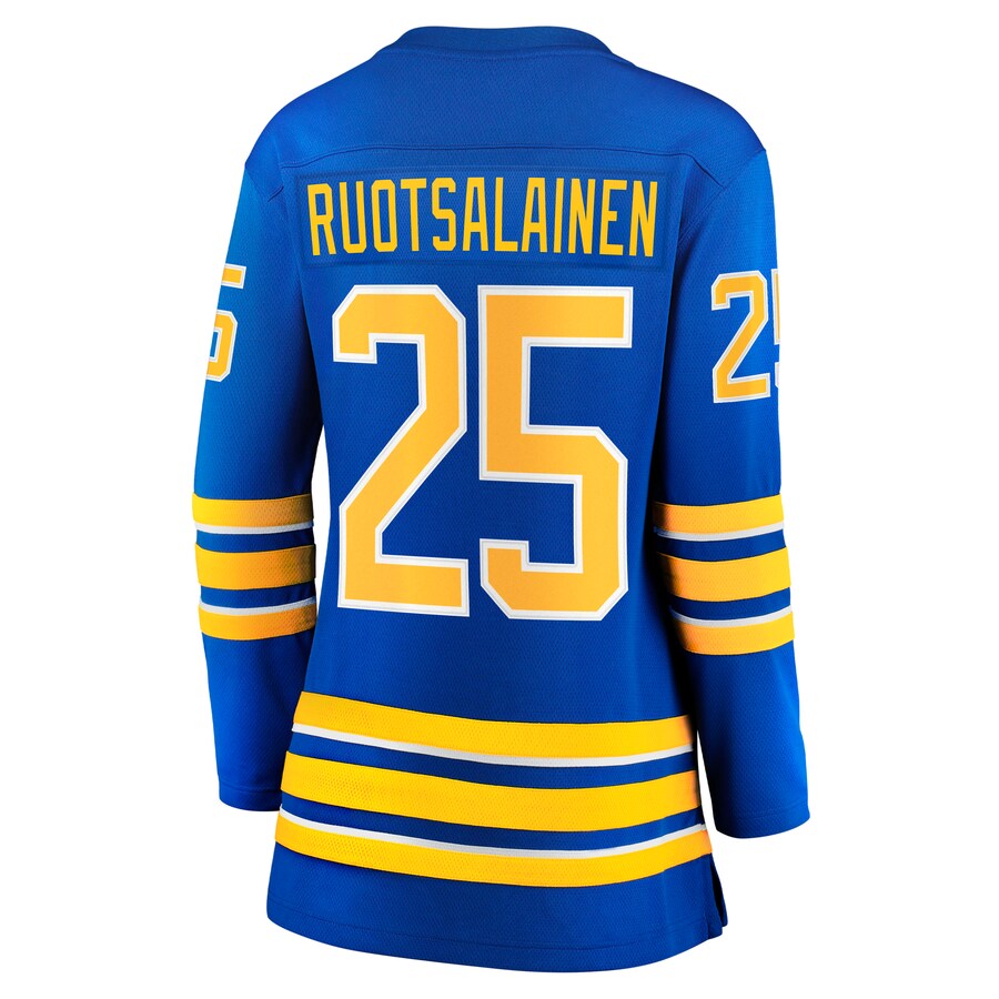 B.Sabres #25 Arttu Ruotsalainen Fanatics Branded Home Breakaway Player Jersey Royal Stitched American Hockey Jerseys - Main View