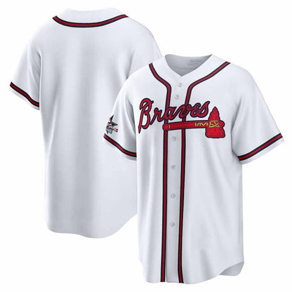 Atlanta Braves 2025 All-Star Game Home Replica Jersey - White Baseball Jersey - Main View